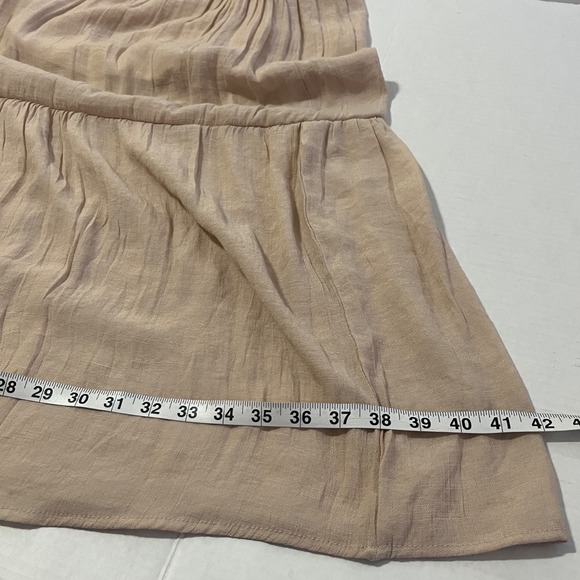 Sweet Wanderer Tiered Maxi Dress XL Boho Prairie Country Earthy Lagenlook Forest - Picture 6 of 9